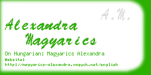 alexandra magyarics business card